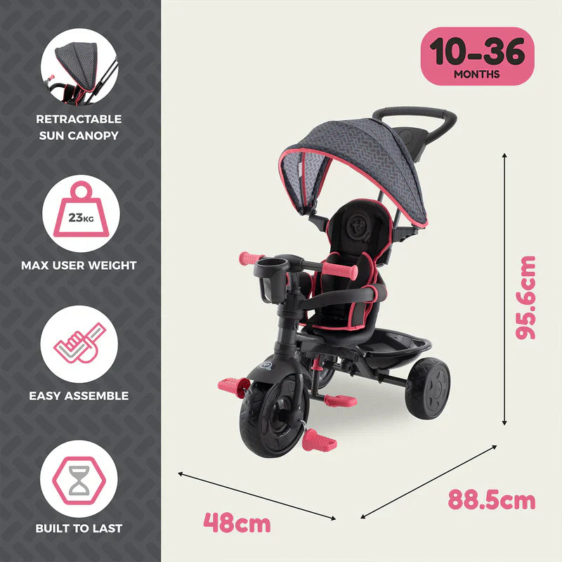 TP Trike 4 in 1 Pink Dusky