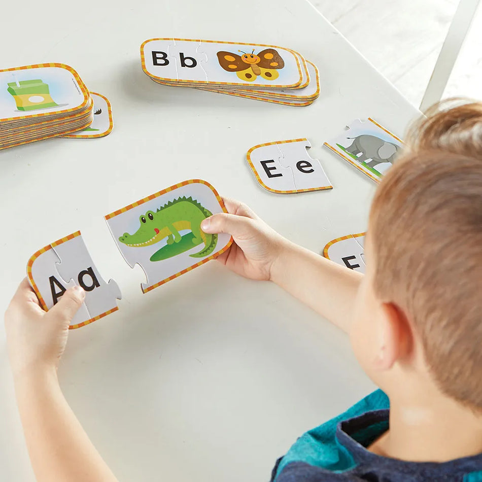 Upper & Lower Case Alphabet Puzzle Cards