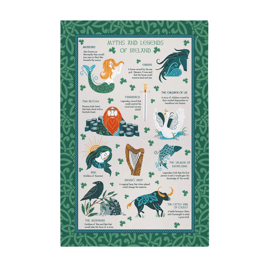 Myths & Legends Cotton Tea Towel