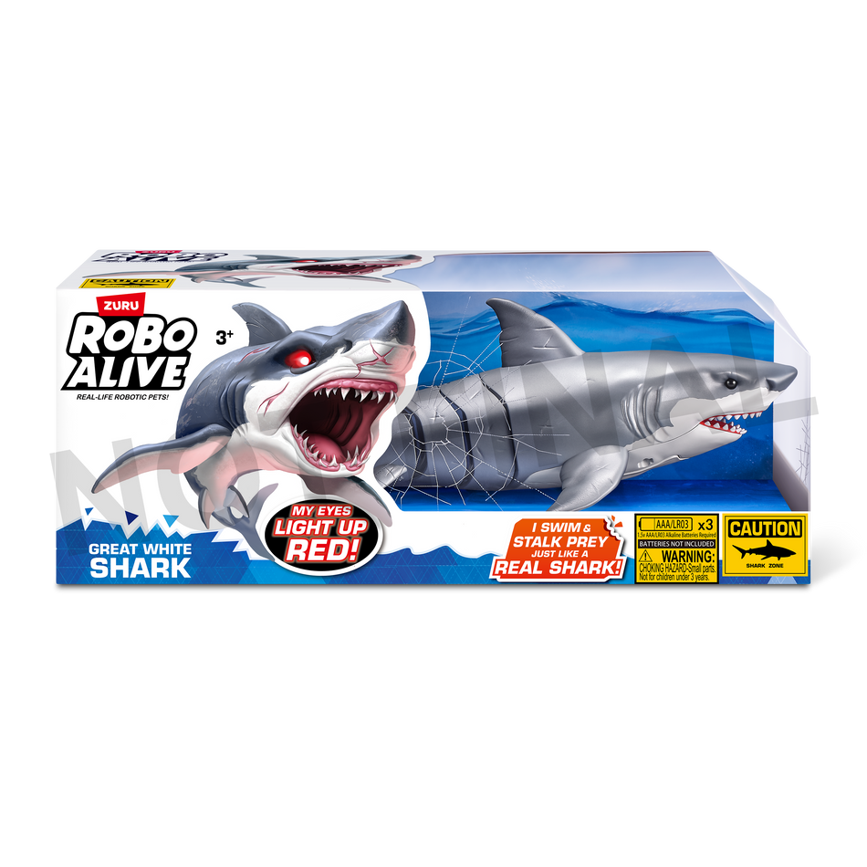 Robo Alive Great White Shark