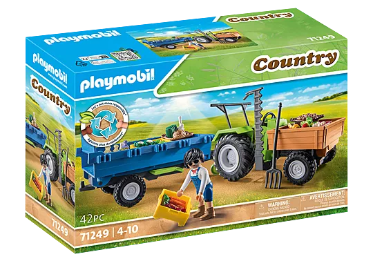 Harvester Tractor with Trailer Paymobil