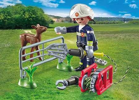 Playmobil Firefighter Animal Rescue