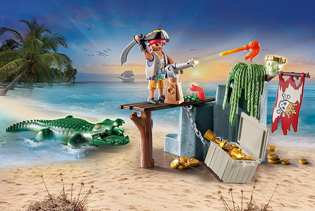 Playmobil Pirate with Alligator