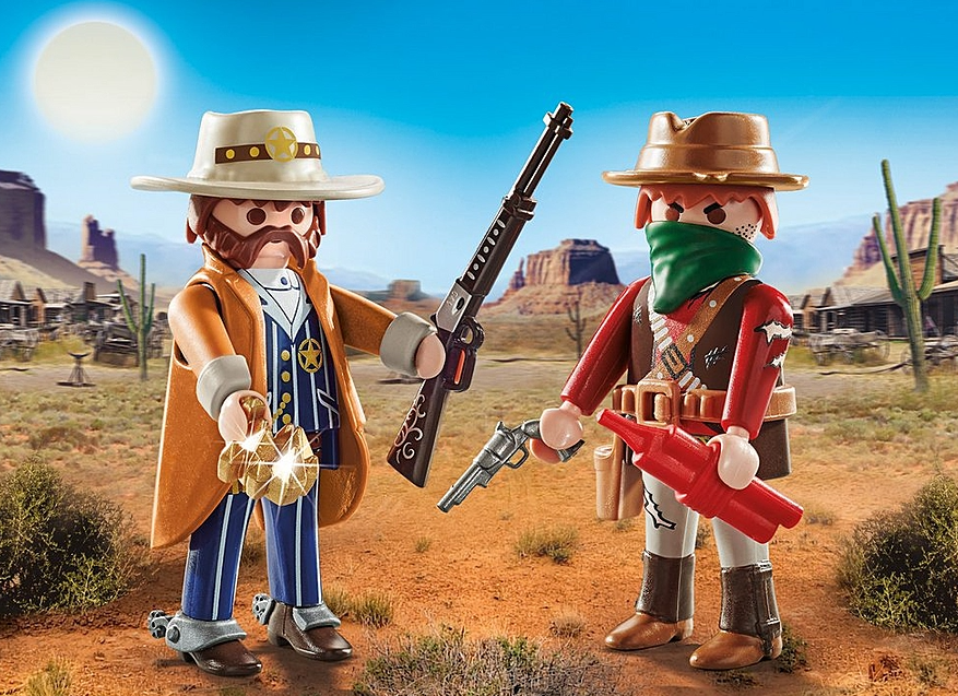Playmobil Duo Pack Bandit Amd Sheriff