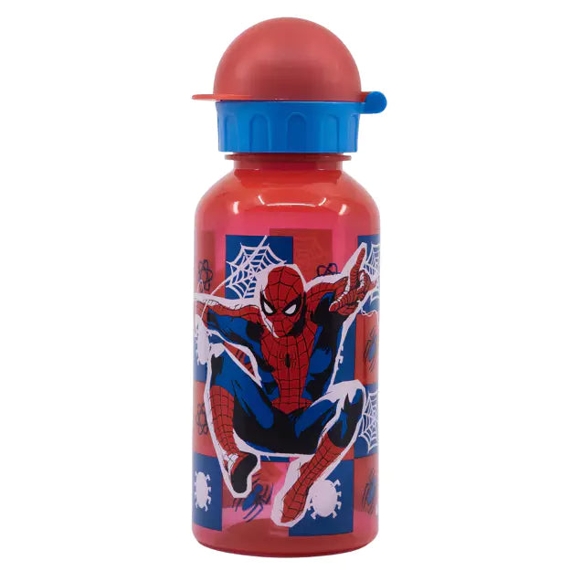 Spiderman Arachnid Grid 370ml School Bottle