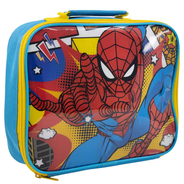 Spiderman Arachnid Grid Insulated Lunch Bag