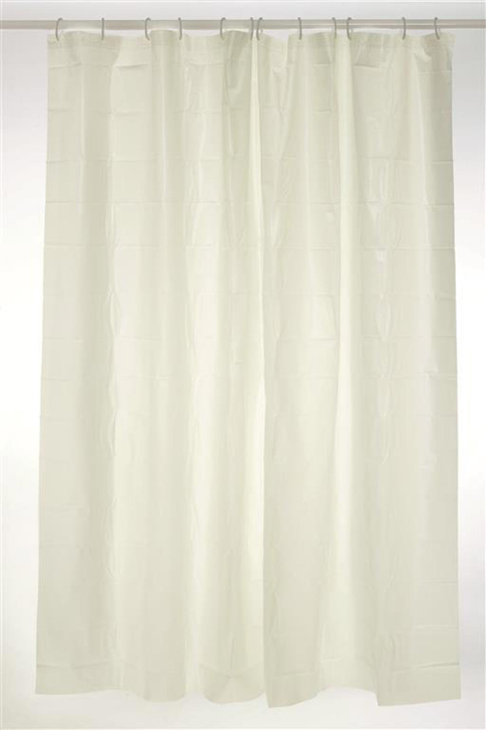 White Peva Shower Curtain 180 x 180cm