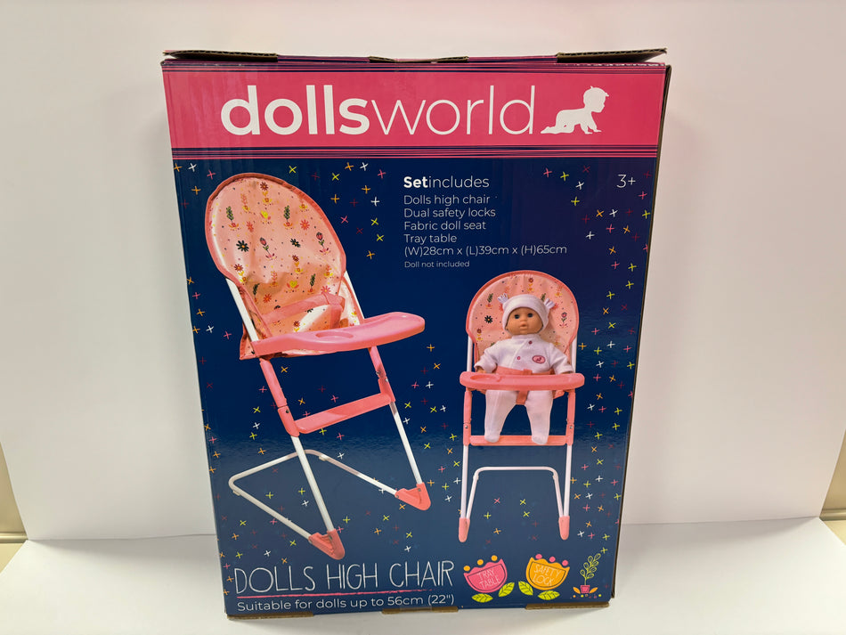 Dolls World Doll's High Chair