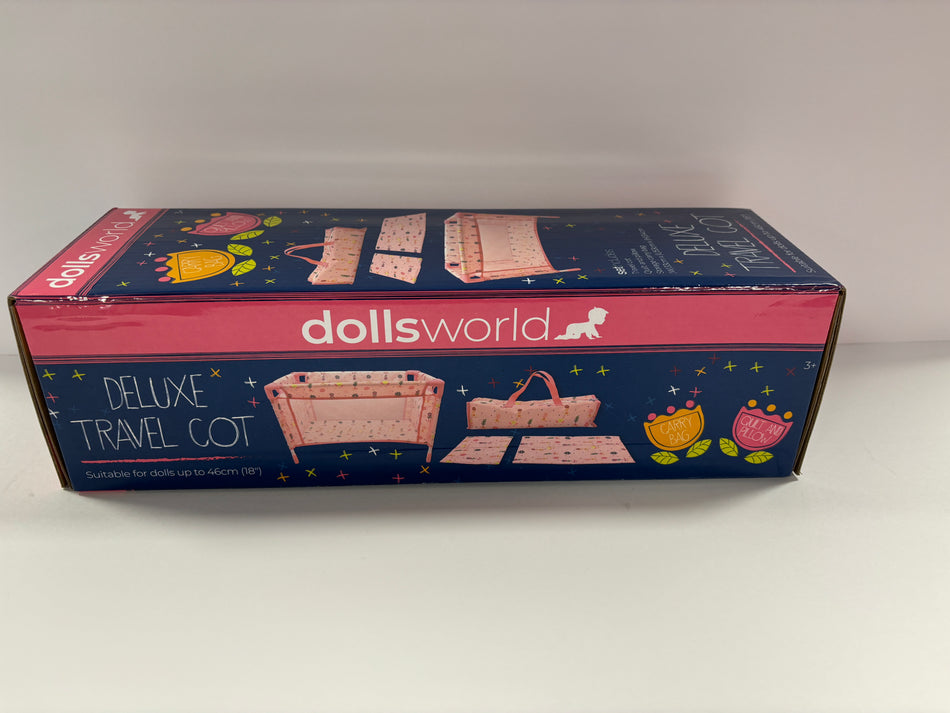 Dolls World Travel Cot