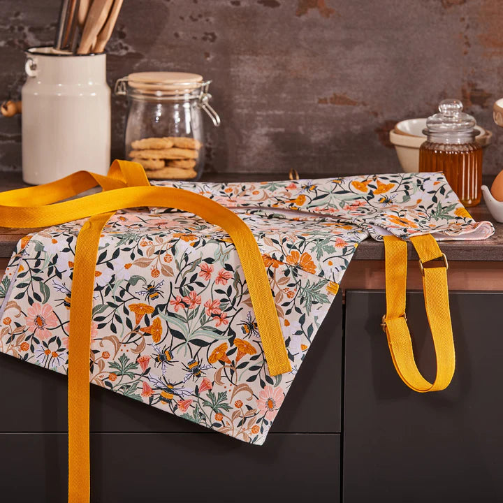 Bee Bloom Cotton Apron