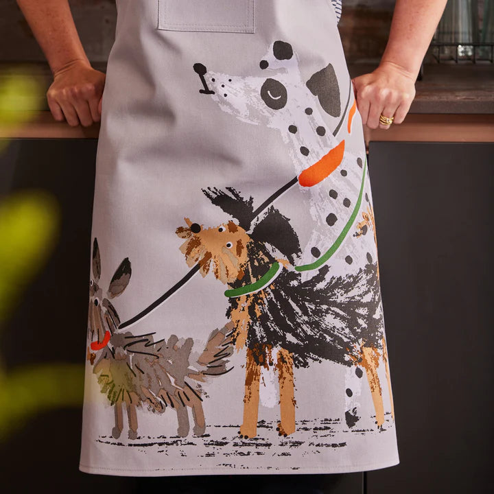 Dog Days Cotton Apron