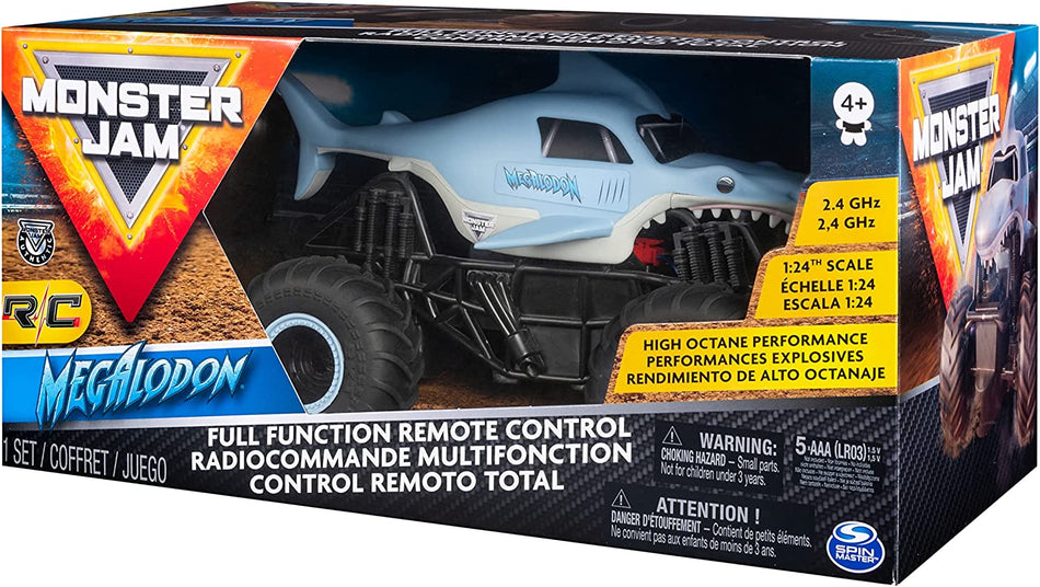 Monster Jam 1:24 Megladon Remote Cointrol