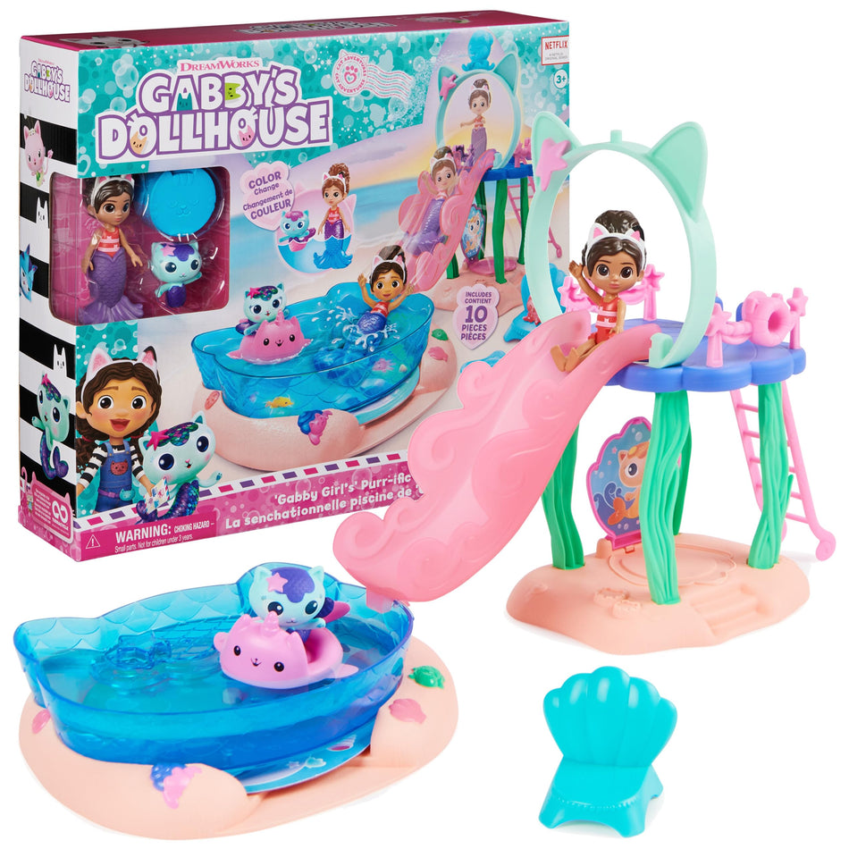 Gabby's Dollhouse Pool Playset