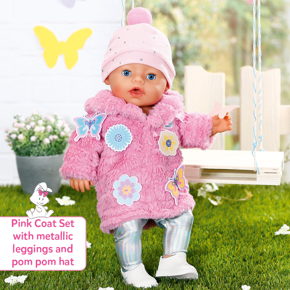 Baby Born Pink Coat Set 43cm