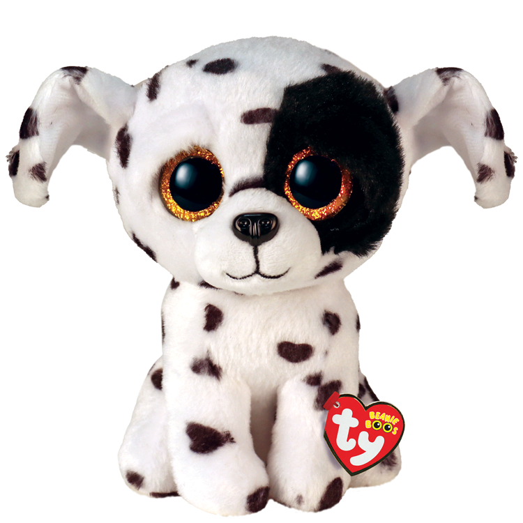 TY Luther Dog Boo Beanie 6"