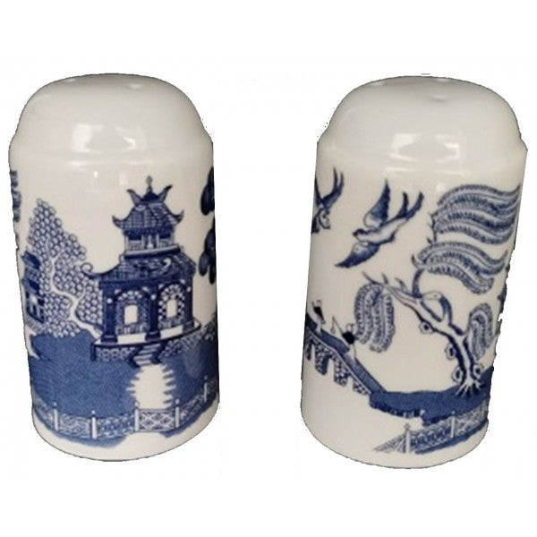 Blue Willow Pattern Salt & Pepper Set