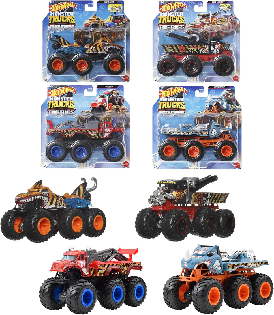 Hot Wheels 1:64 Monster Truck Big Rigs