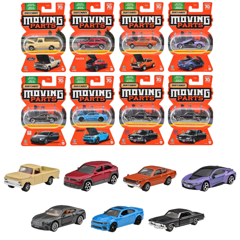 Matchbox Moving Parts Series 1:64 Assorted