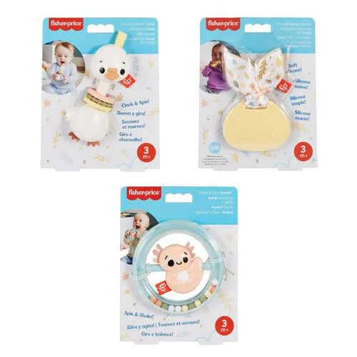 Fisher Price Sensimals Teethers Assorted