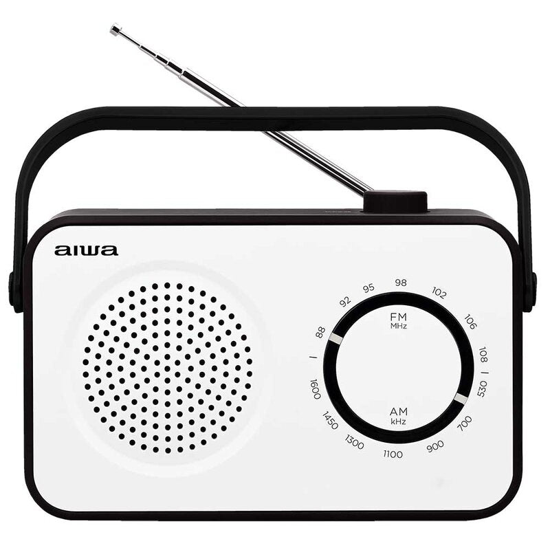 Aiwa Portable Fm/Am Radio White