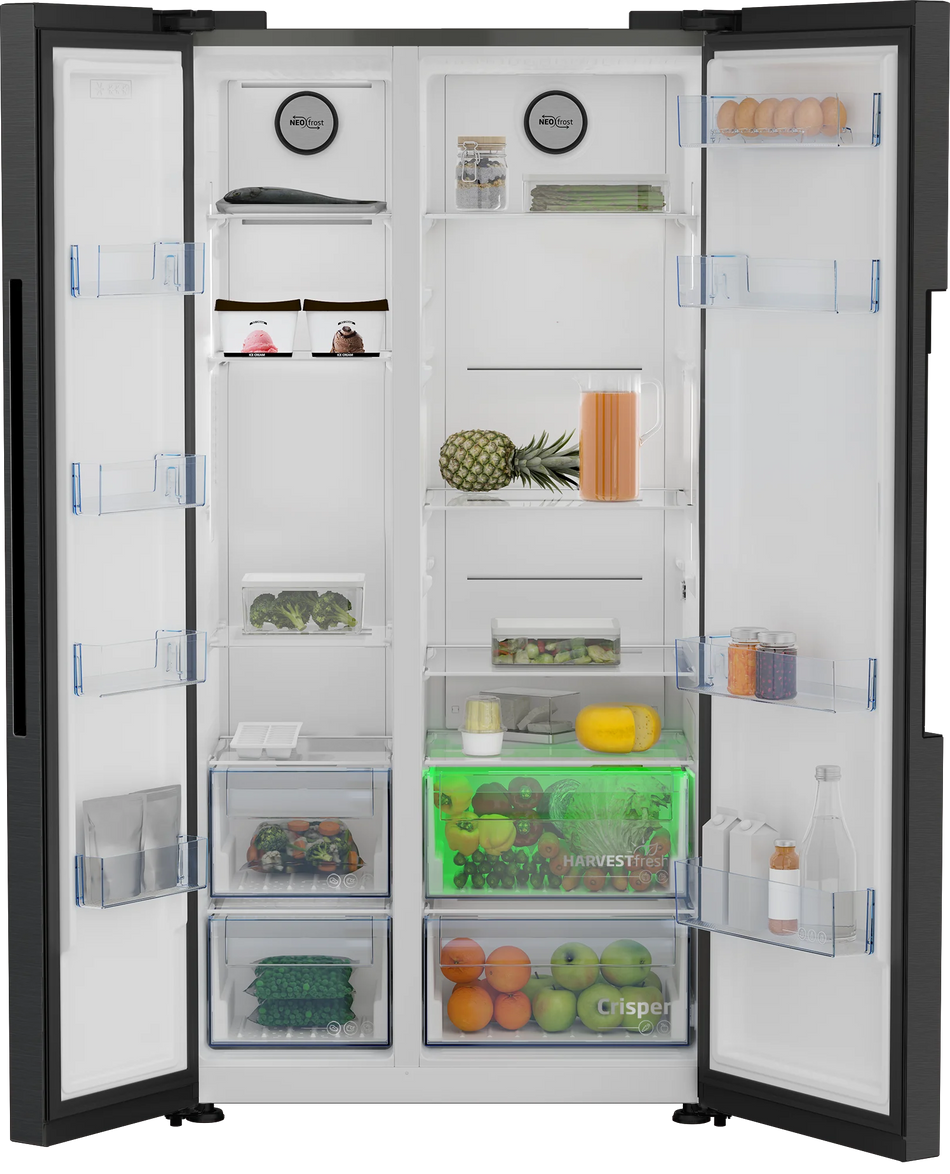 Beko American Style Fridge Freezer with NeoFrost