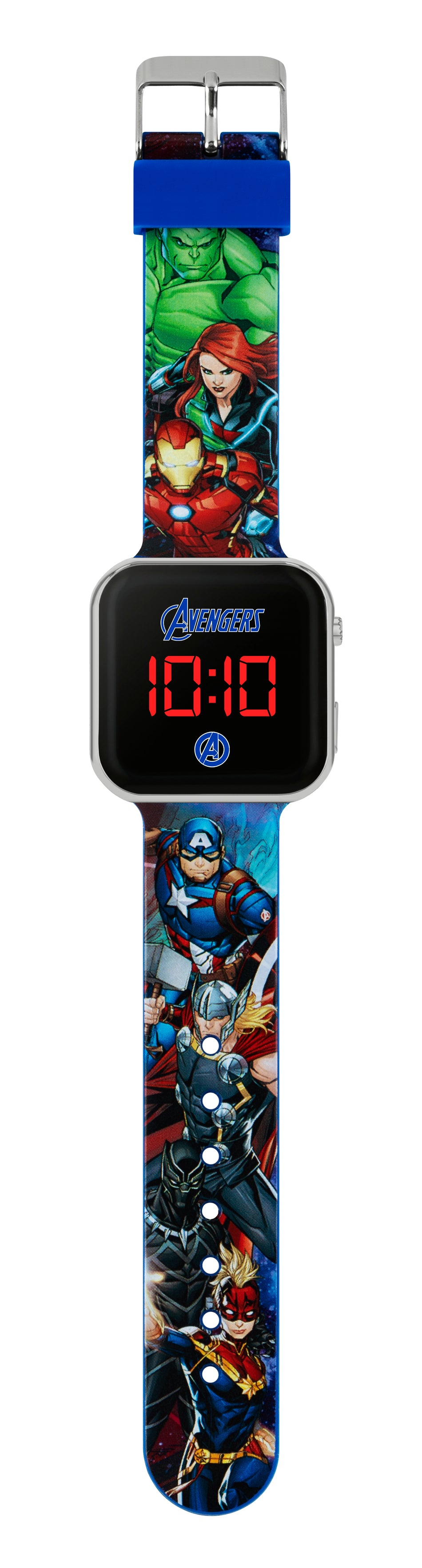 Avengers Printed Strap LED Watch