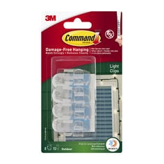 3m Command Outdoor Light Clips - Clear