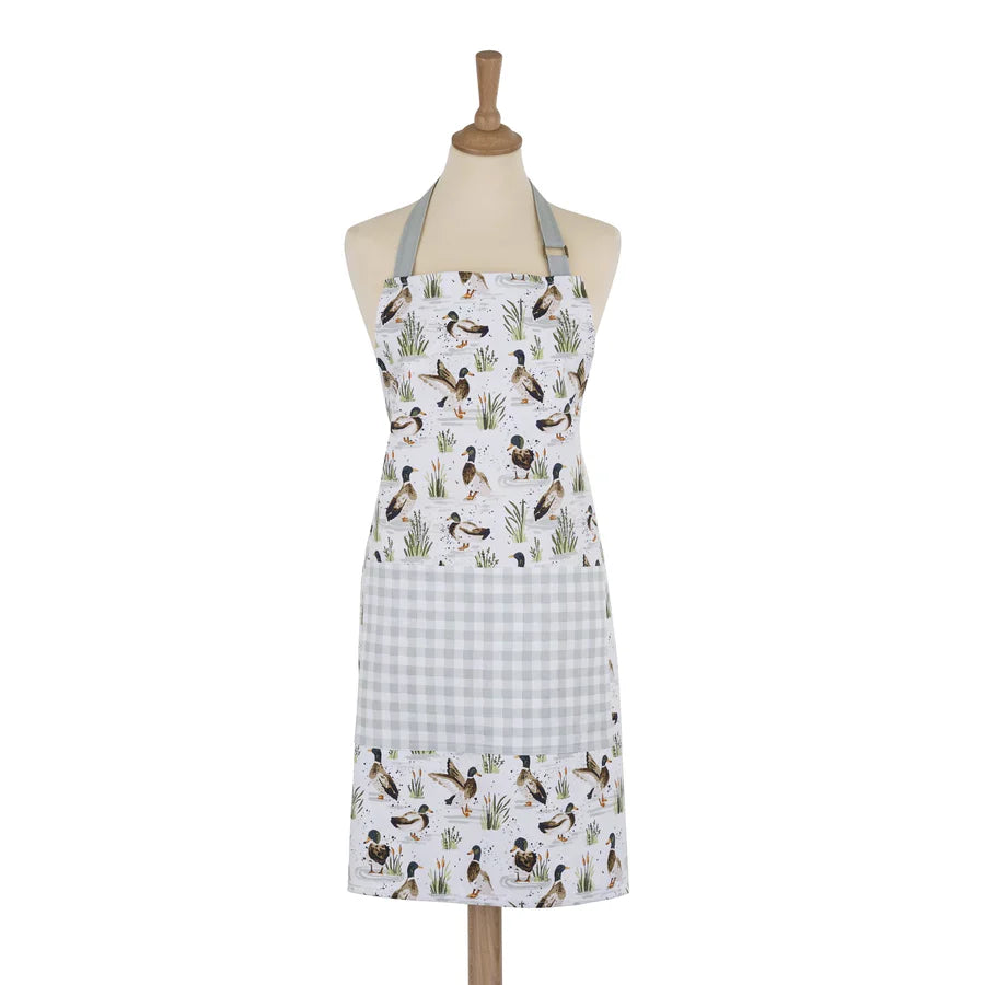 Farmhouse Ducks Cotton Apron