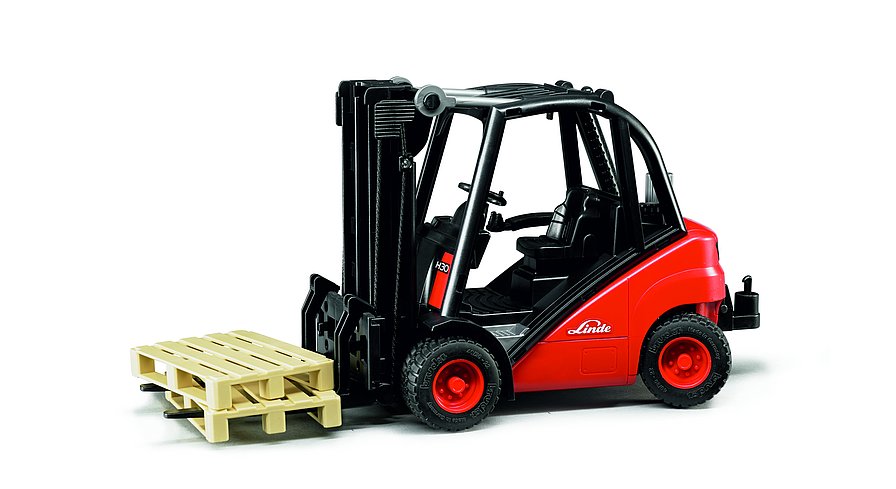 Bruder Linde H30D Forklift With Pallet