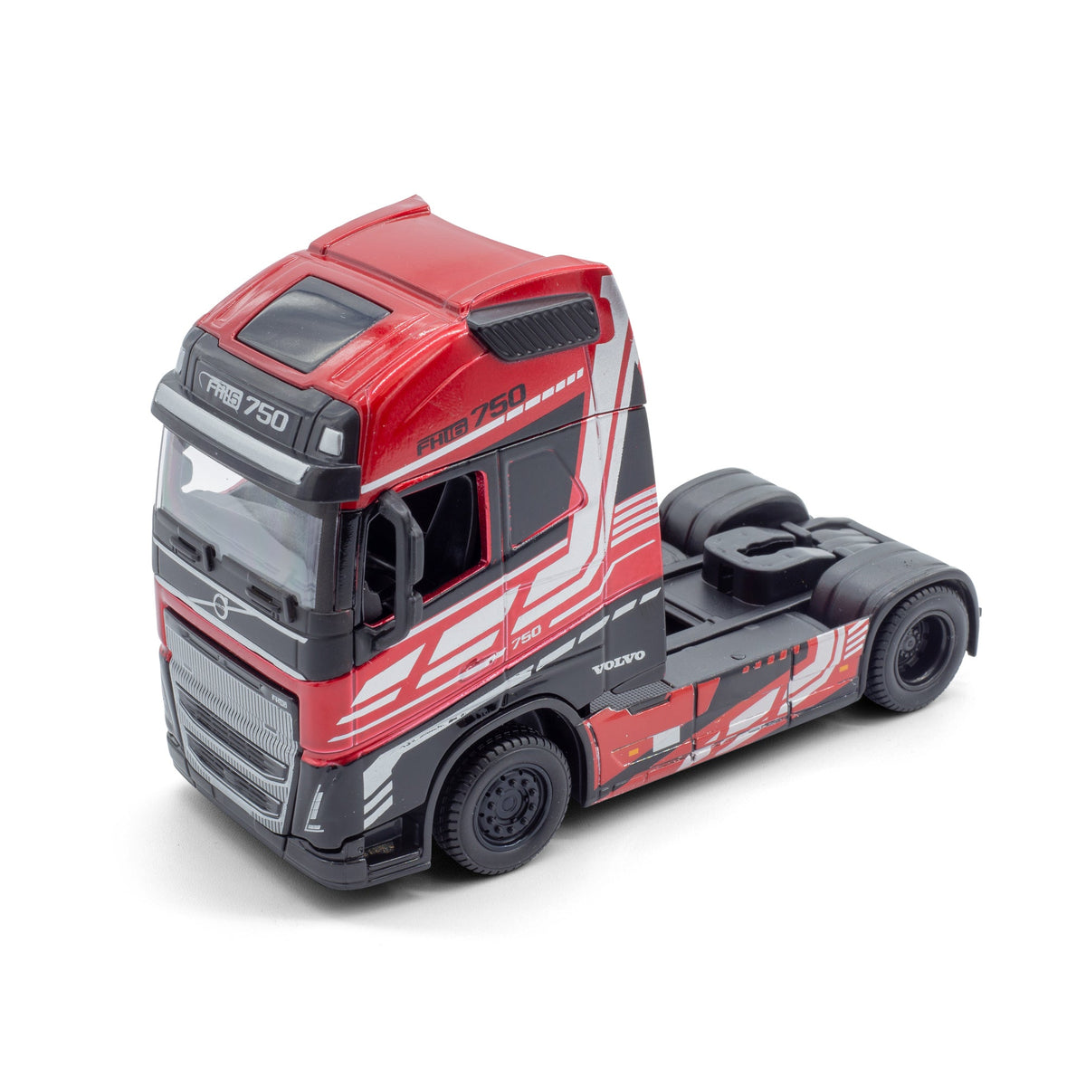 1:43 Street Fire Haulers Custom Cabs Volvo Fh16 Globetrotter 750 Xxl Red
