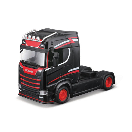1:43 Street Fire Haulers Custom Cabs Scania S730 Black