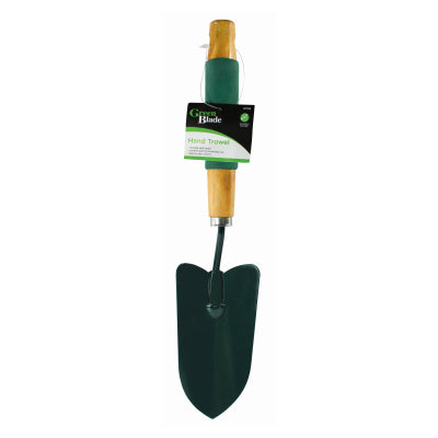 Hand Trowel with Cushion Grip Wooden Handle