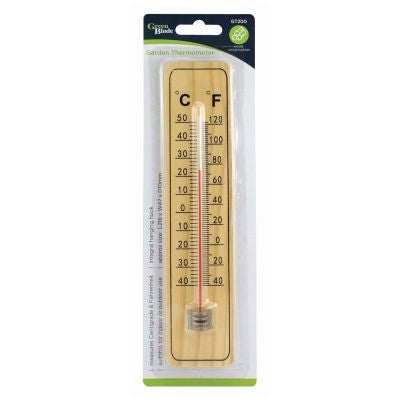 Wooden Garden Thermometer