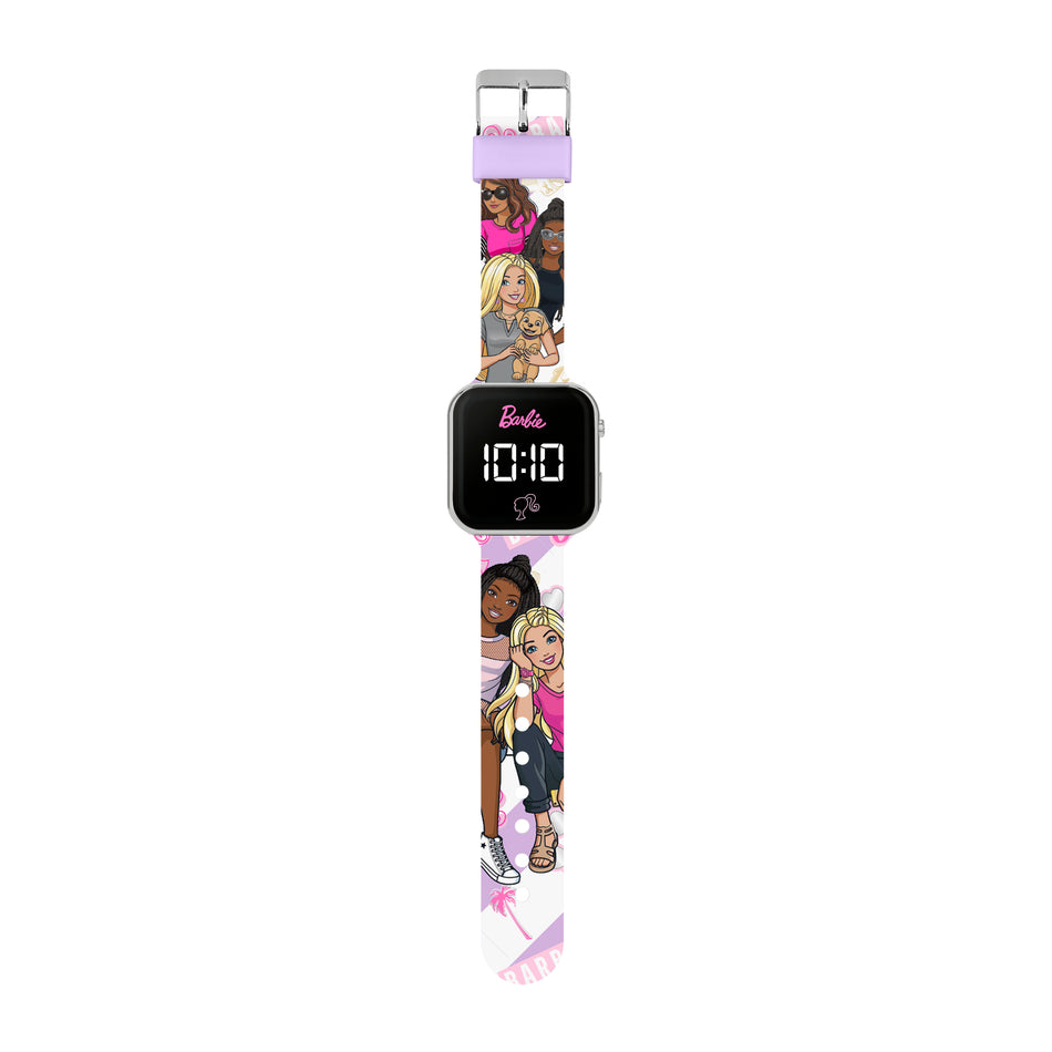 Barbie Printed Strap LED Watch