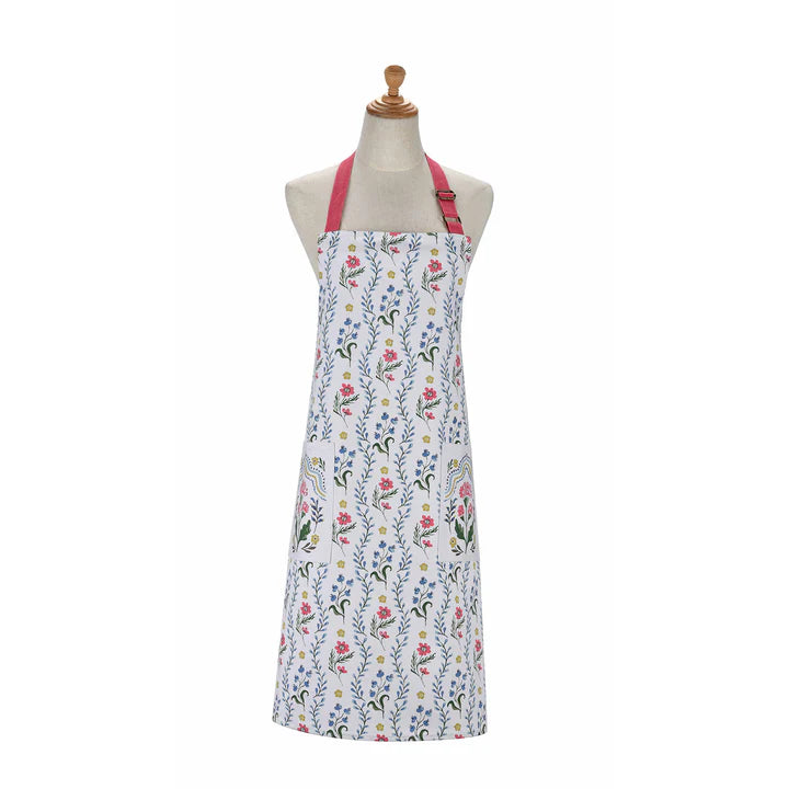 Boho Floral Cotton Apron