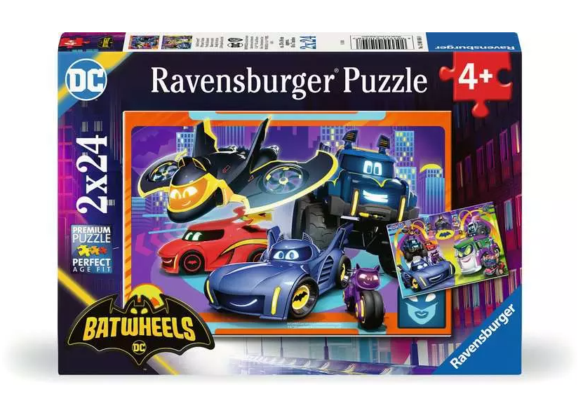 Ravensburger Batwheels 2x 24 piece Jigsaw Puzzle Story Game