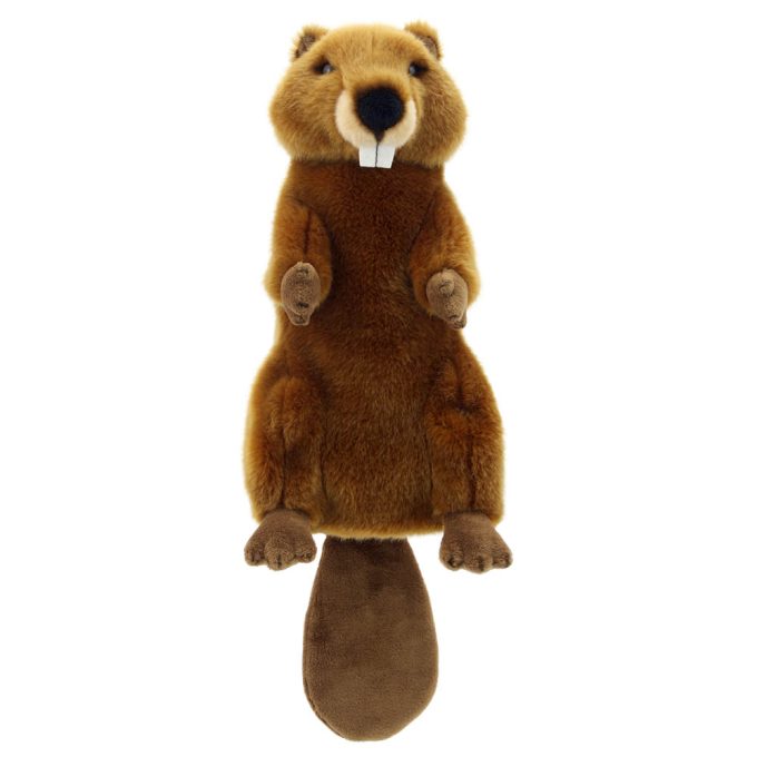 Beaver Long Sleeved Glove Puppet