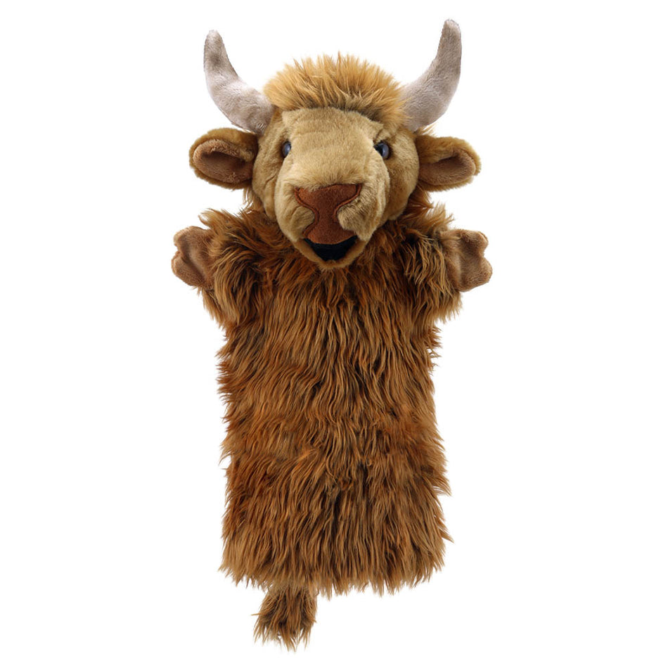 Highland Cow Long Sleeved Glove Puppet