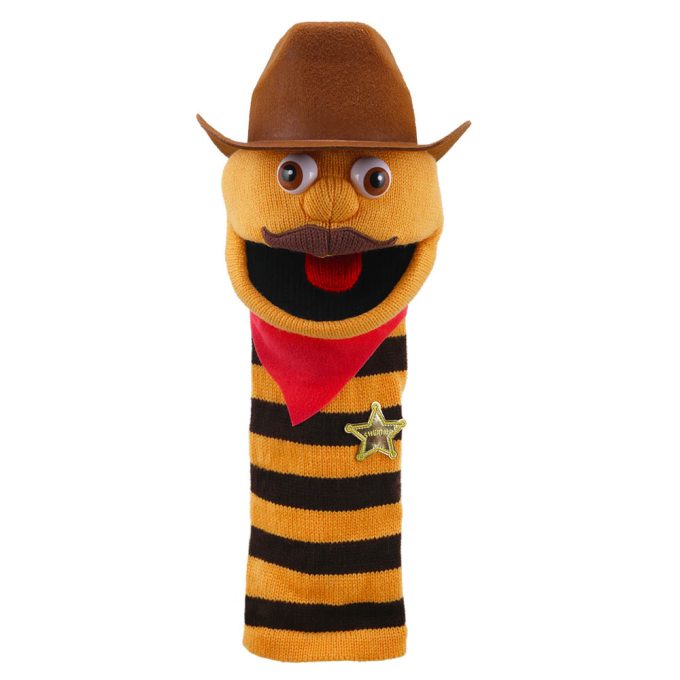 Cowboy Sockette Puppet