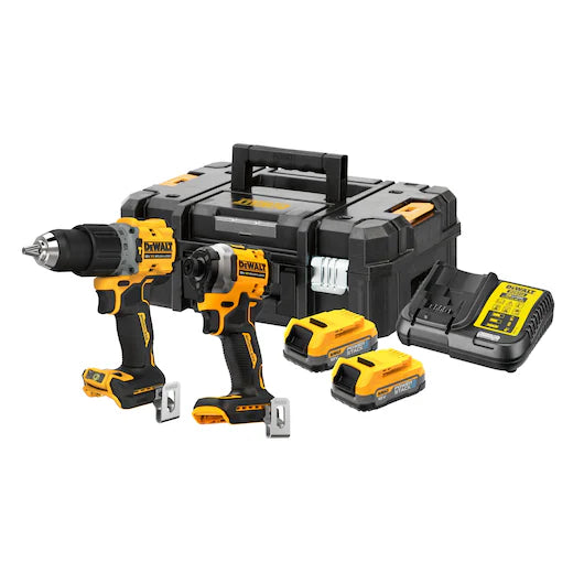 DeWalt Twin Pack Drill+Impact Driver+2AH Battery