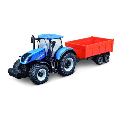 One for Fun 10Cm New Holland Tractor T7315 W/Tipping Trailer