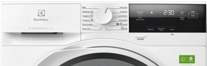 Electrolux 9KG Heat Pump Dryer, 5YR Warranty