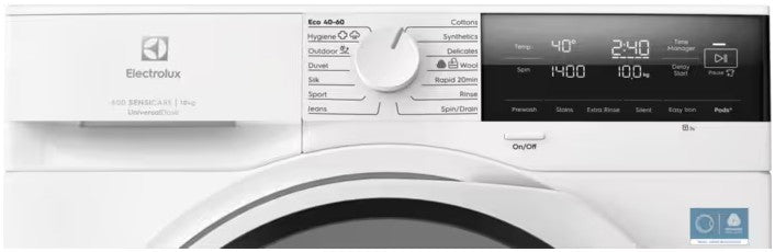Electrolux 10KG Washing Machine, 5YR Warranty