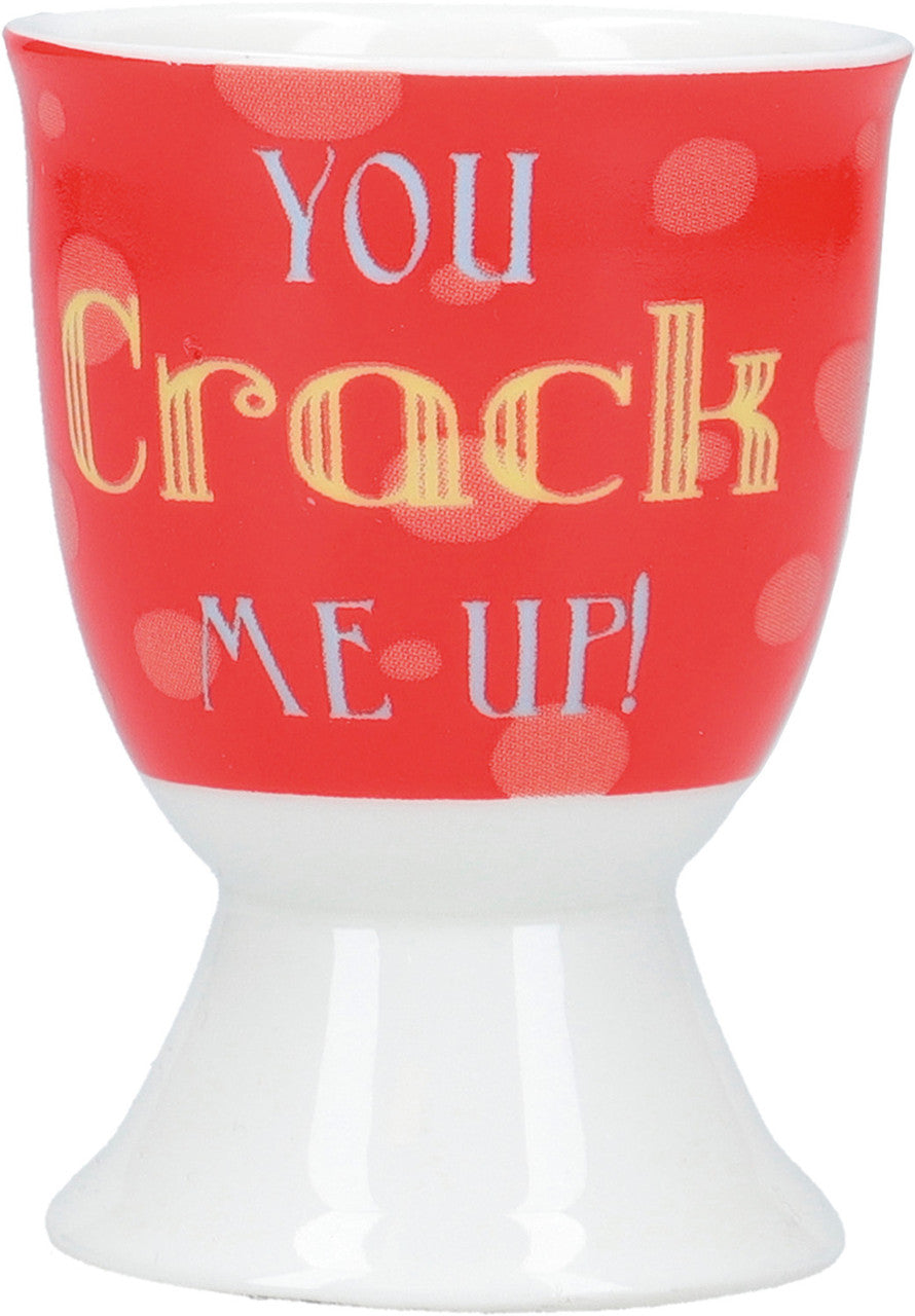 Kitchencraft Egg Cup You Crack Me Up