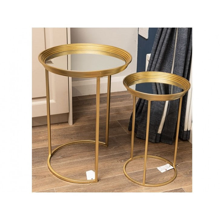 Gold Nesting Tables Set of 2