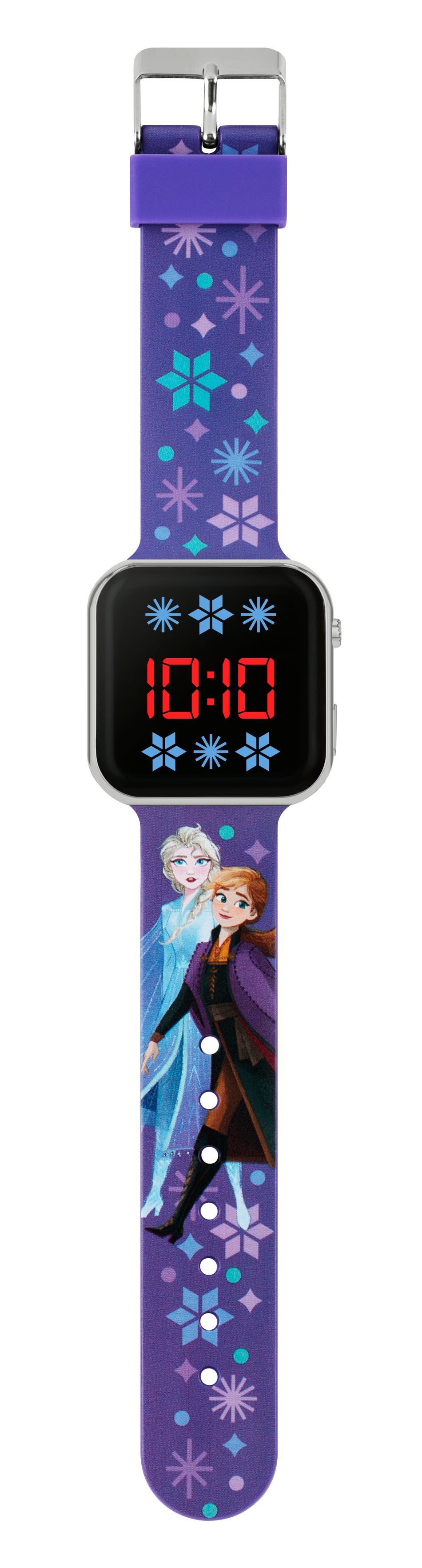 Frozen Blue Printed Strap LED Watch