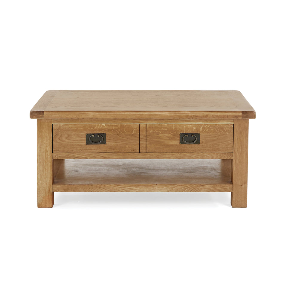 Salisbury Coffee Table with Drawer and Shelf