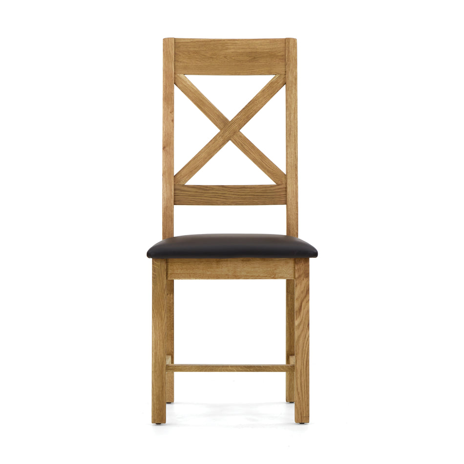 Salisbury Crossback Chair with PU Seat