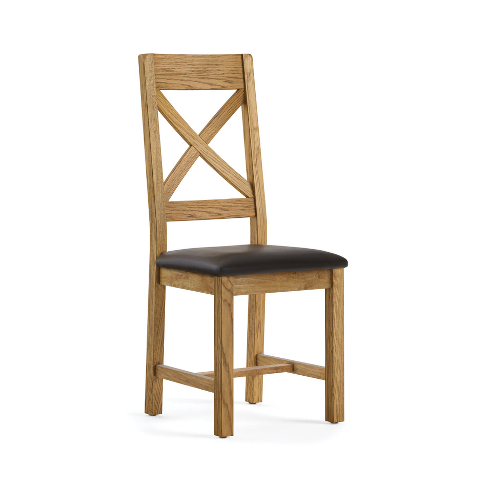 Salisbury Crossback Chair with PU Seat