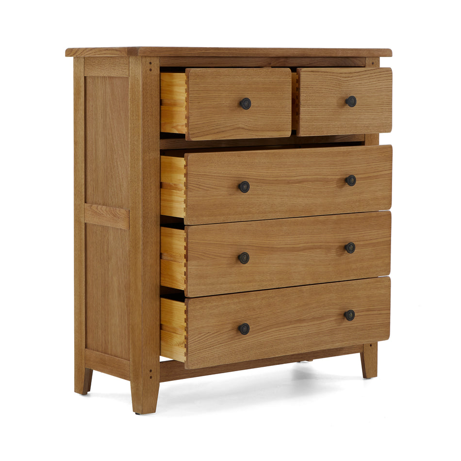 Burford 2 Over 3 Drawer Chest